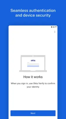 Okta Verify android App screenshot 3