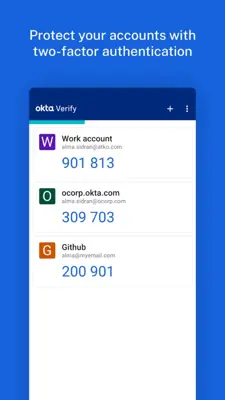 Okta Verify android App screenshot 4